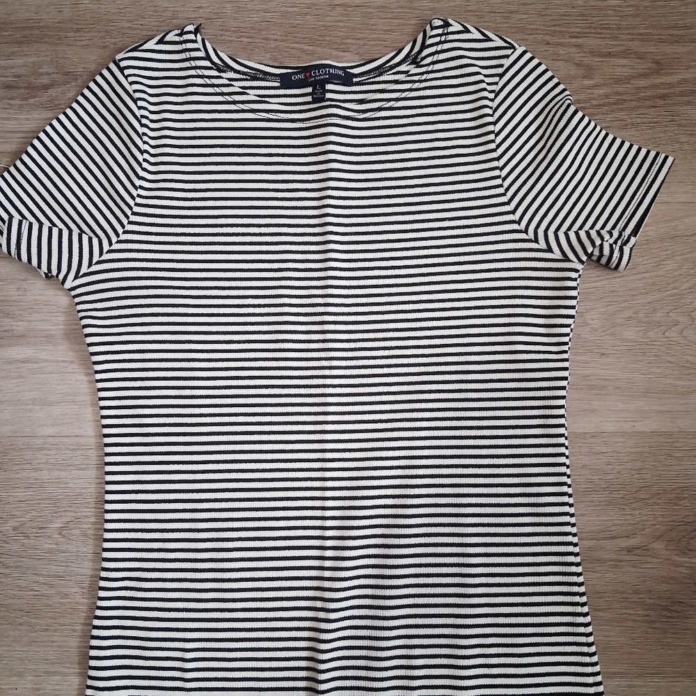 One Clothing Striped T-shirt Dress